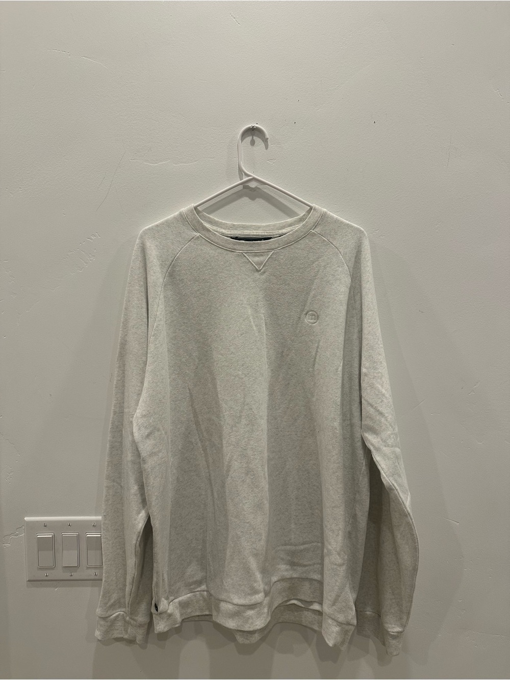 Travis Mathew cloud sweater Heather Grey Crewneck Pullover